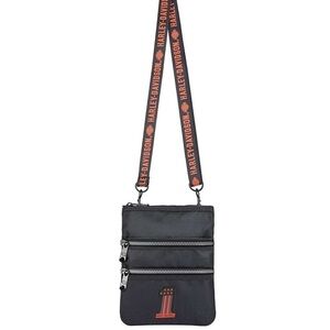 🆕 Harley Davidson HD Crossbody Sling Purse Black Orange Motorcycle Biker Punk